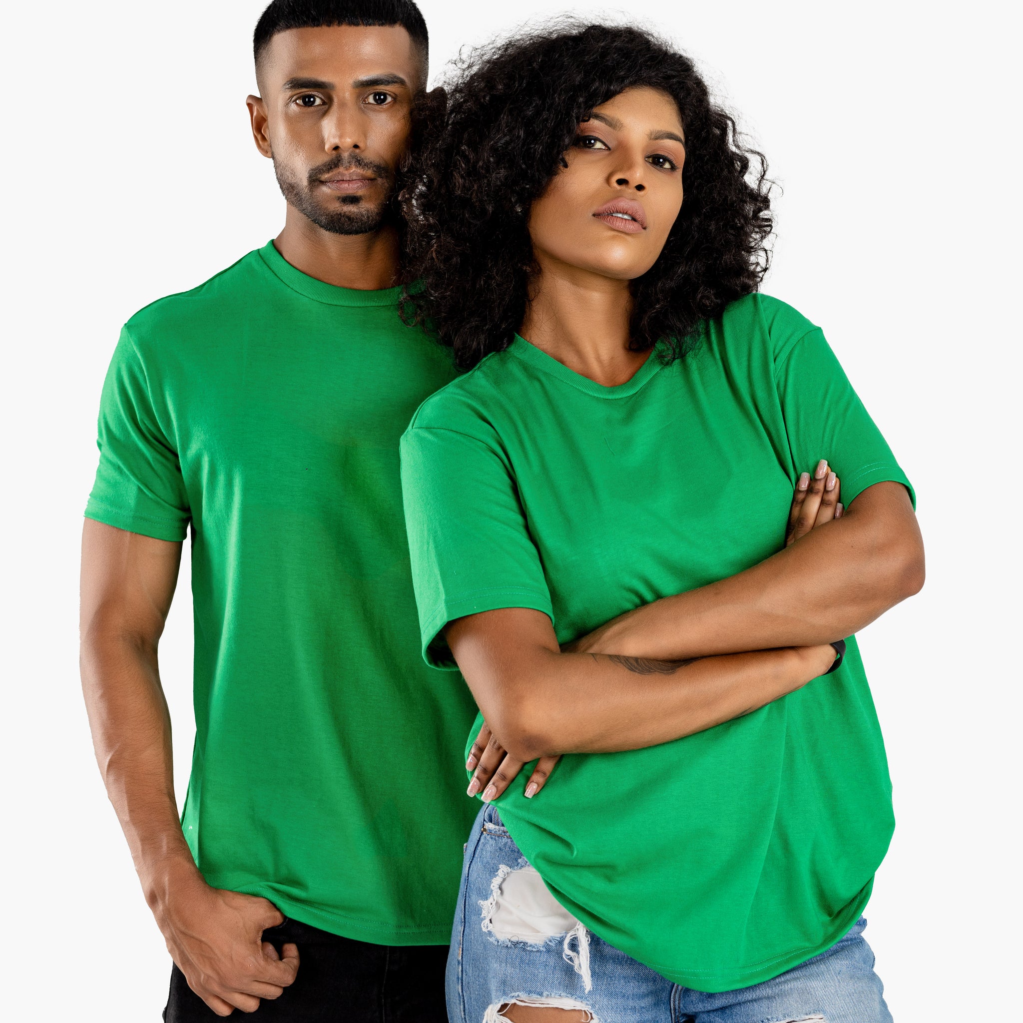 Forest Green Plain T-Shirt (UNISEX)