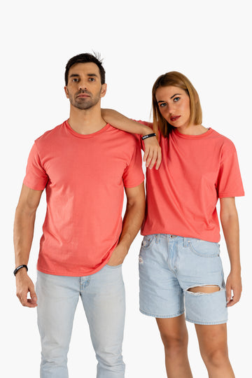Peach Plain T-Shirt (UNISEX)