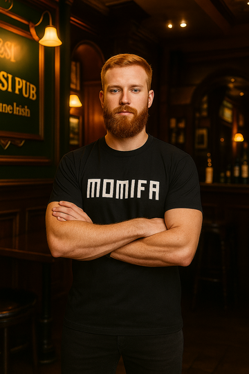 Midnight Black MOMIFA branded T-Shirt
