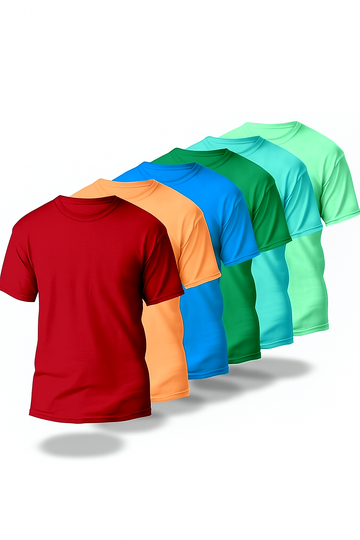6-Pack Any Color Classic T-Shirts