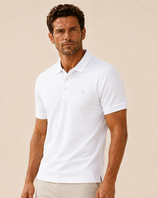 MOMIFA Classic Polo - White
