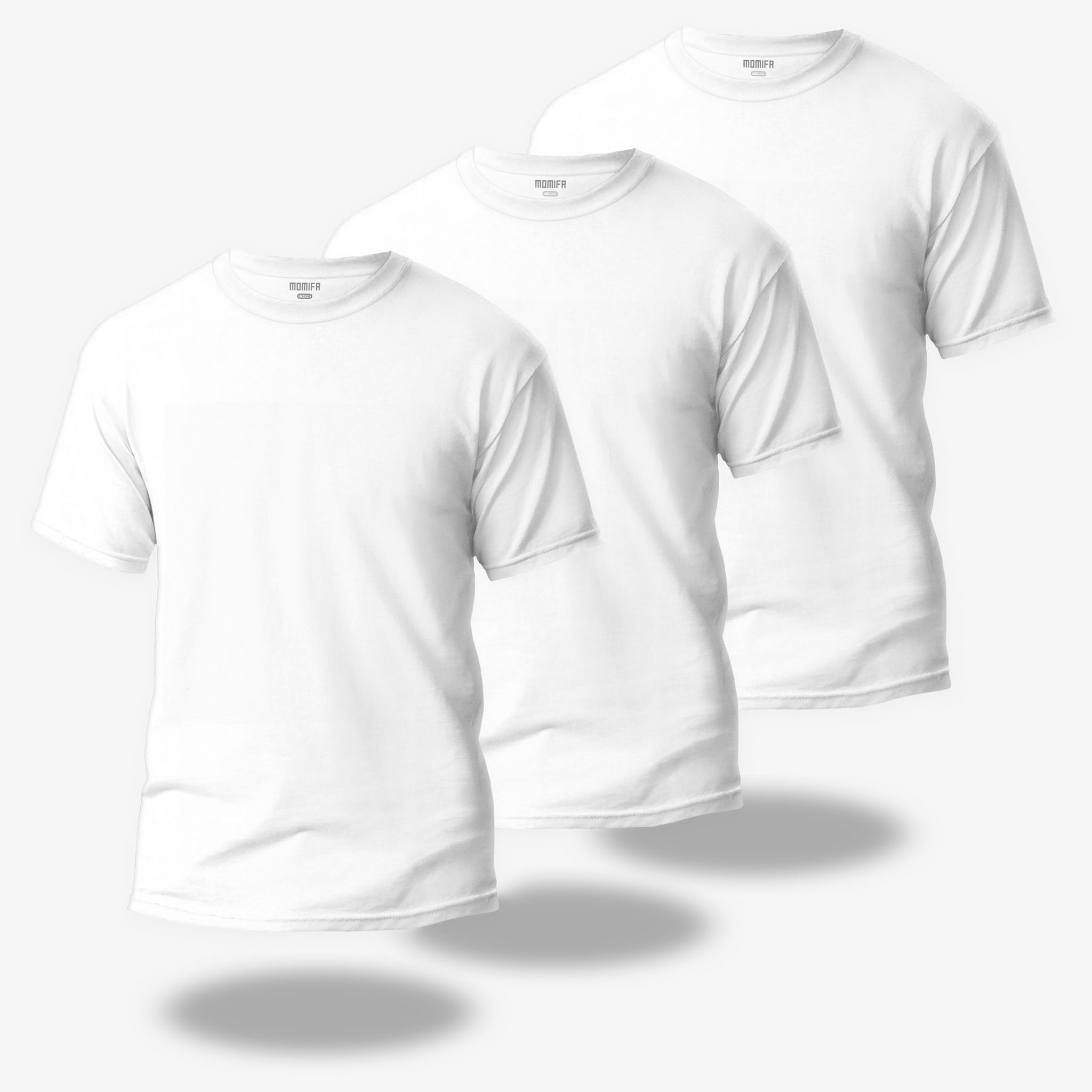 3-Pack White Plain T-Shirt (UNISEX)