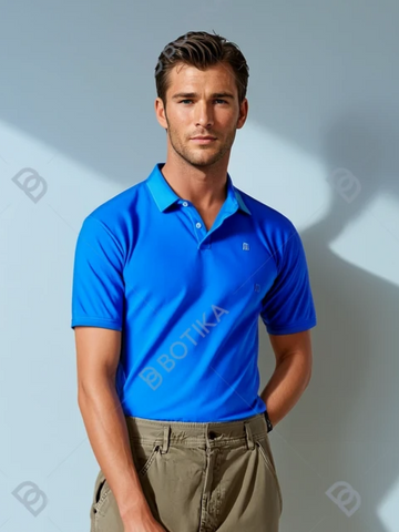 Cobalt Blue MOMIFA Classic Polo