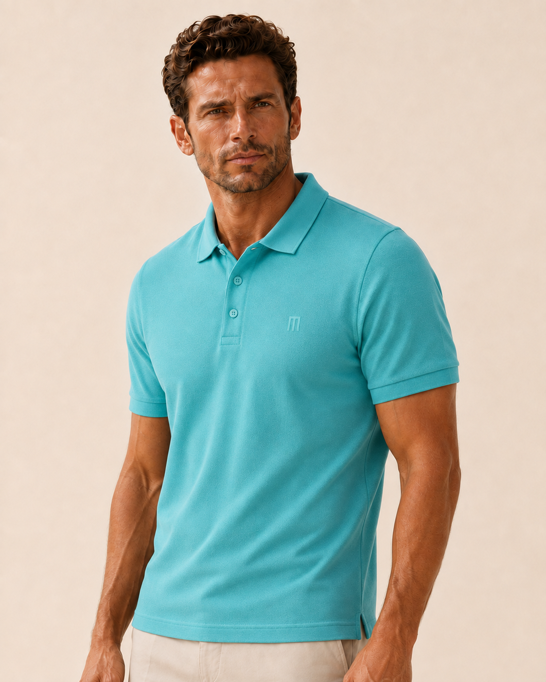 MOMIFA Classic Polo - Coastal Blue