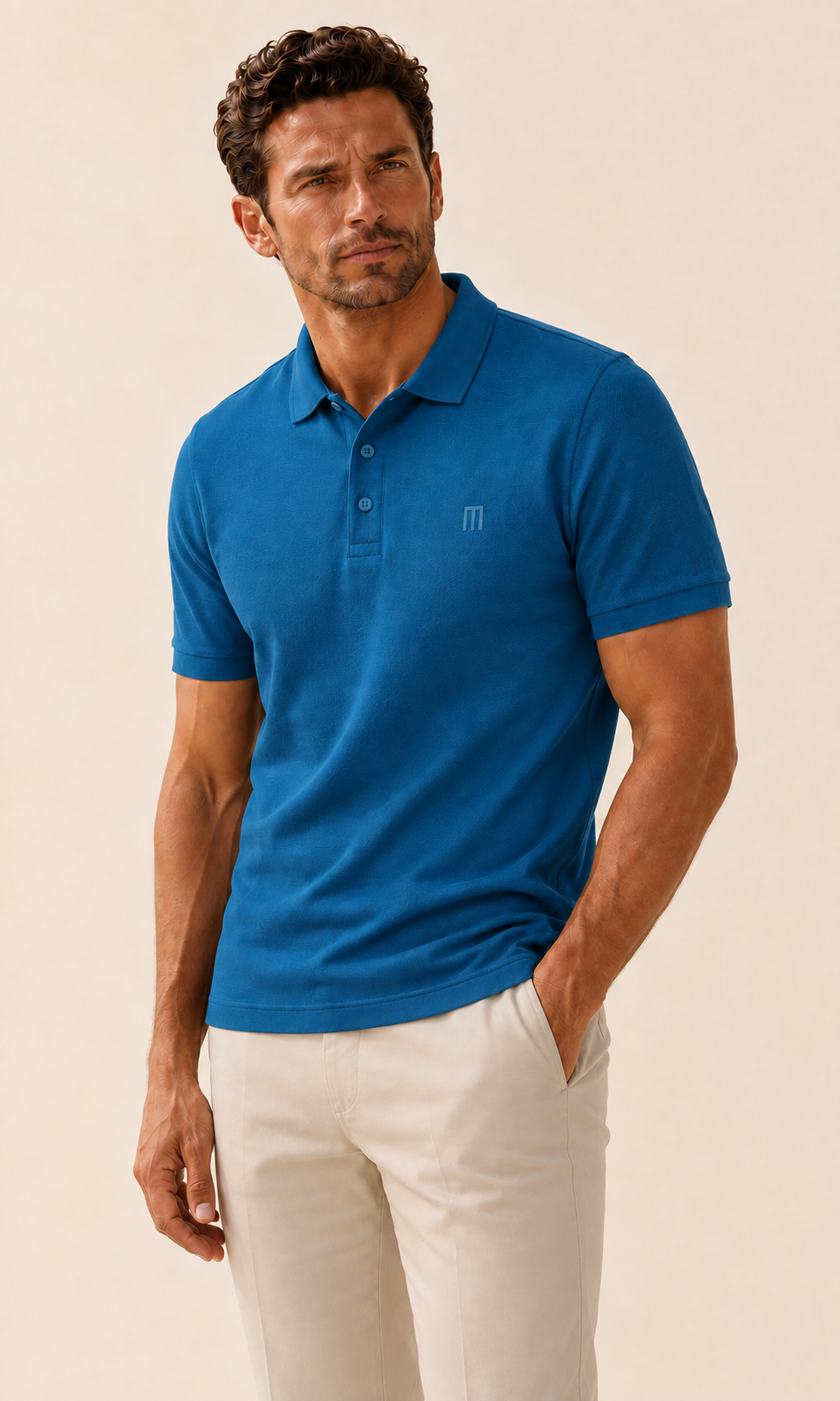 MOMIFA Classic Polo - Cobalt Blue