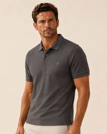 MOMIFA Classic Polo - Graphite