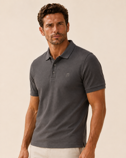 MOMIFA Classic Polo - Graphite