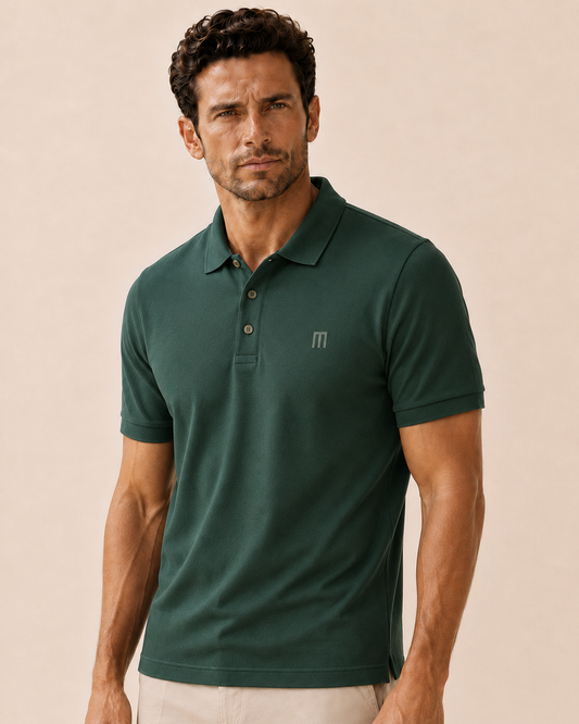 Laurel Green MOMIFA Classic Polo