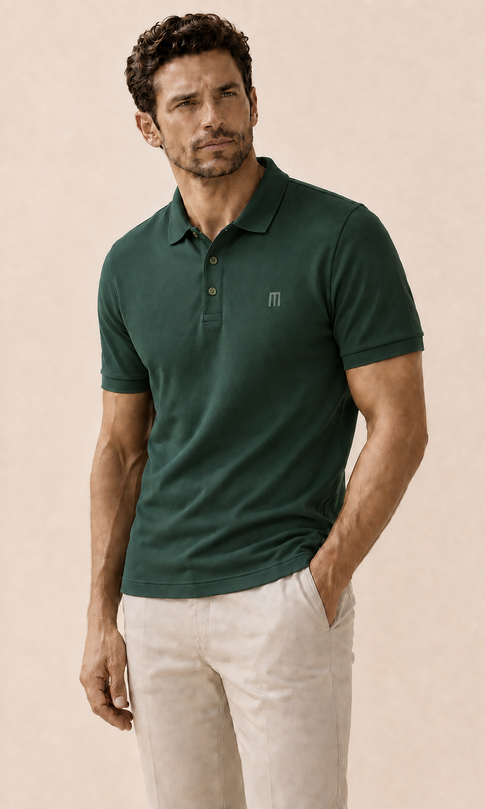 MOMIFA Classic Polo - Laurel Green