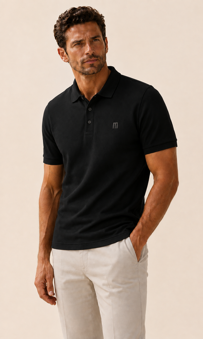 MOMIFA Classic Polo - Onyx