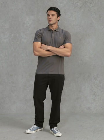 Mink Gray MOMIFA Classic Polo