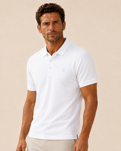 MOMIFA Classic Polo - White