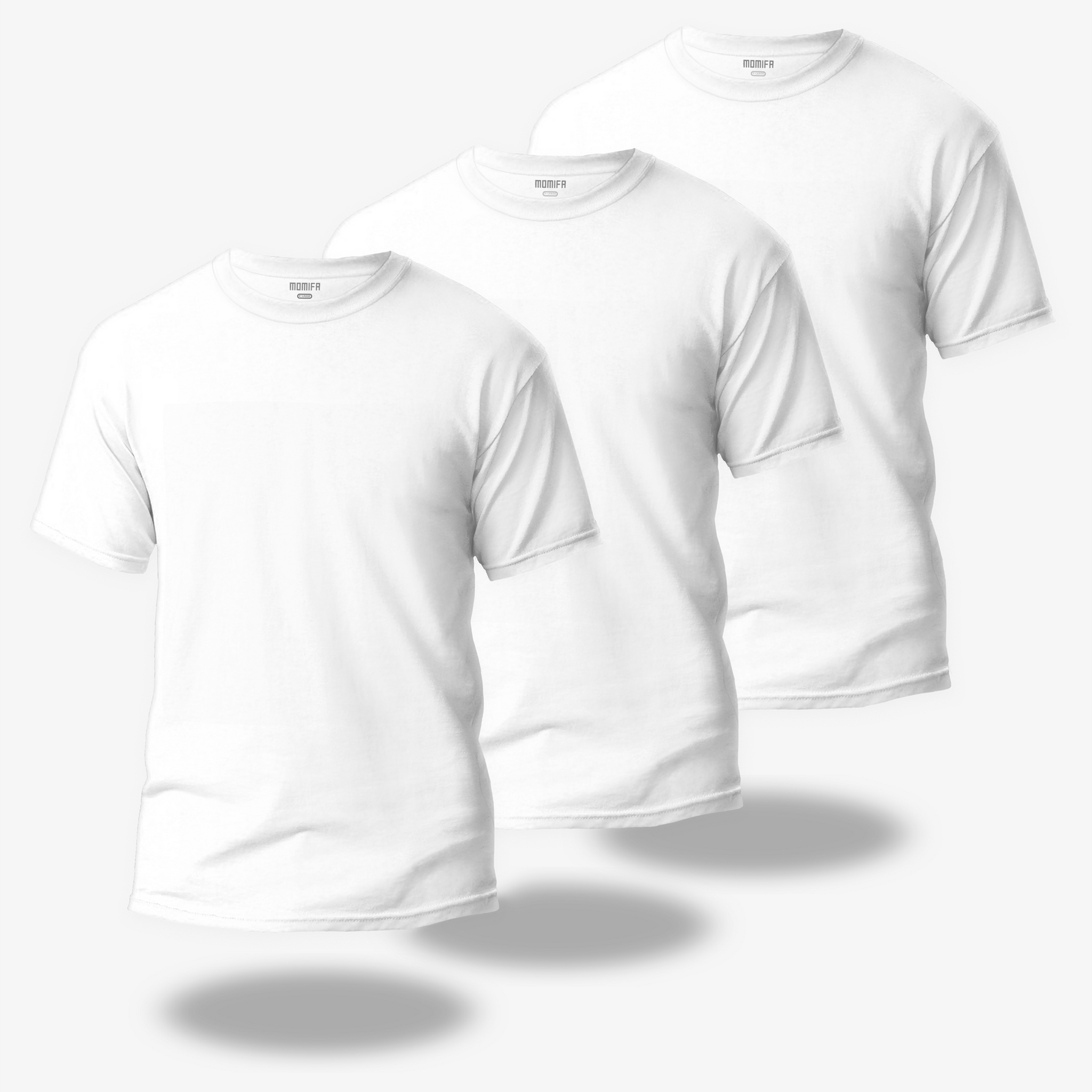 Pack of 3 white polo shirts